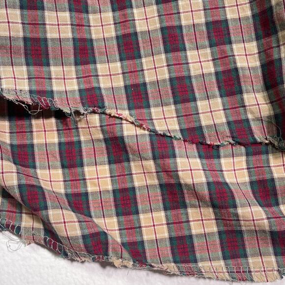 Vintage 80's WRANGLER Plaid Pearl Snap Button Shirt / Sz XL Western Retro READ - Picture 10 of 11